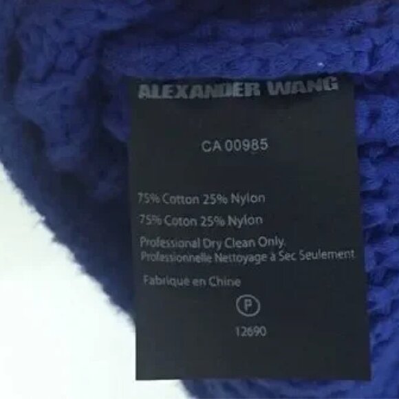 Alexander Wang Blue Zipper Sweater and skirt set - Picture 7 of 7